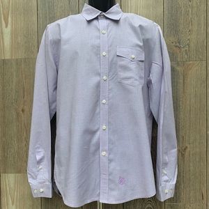 7 For All Mankind Micro Check Plaid Button Down.
